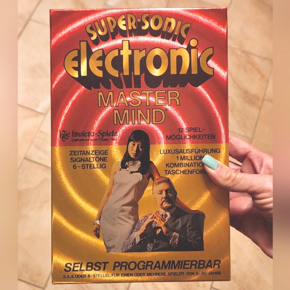 80s Super-Sonic Electronic Master Mind By Invicta Complete In Box RARE
